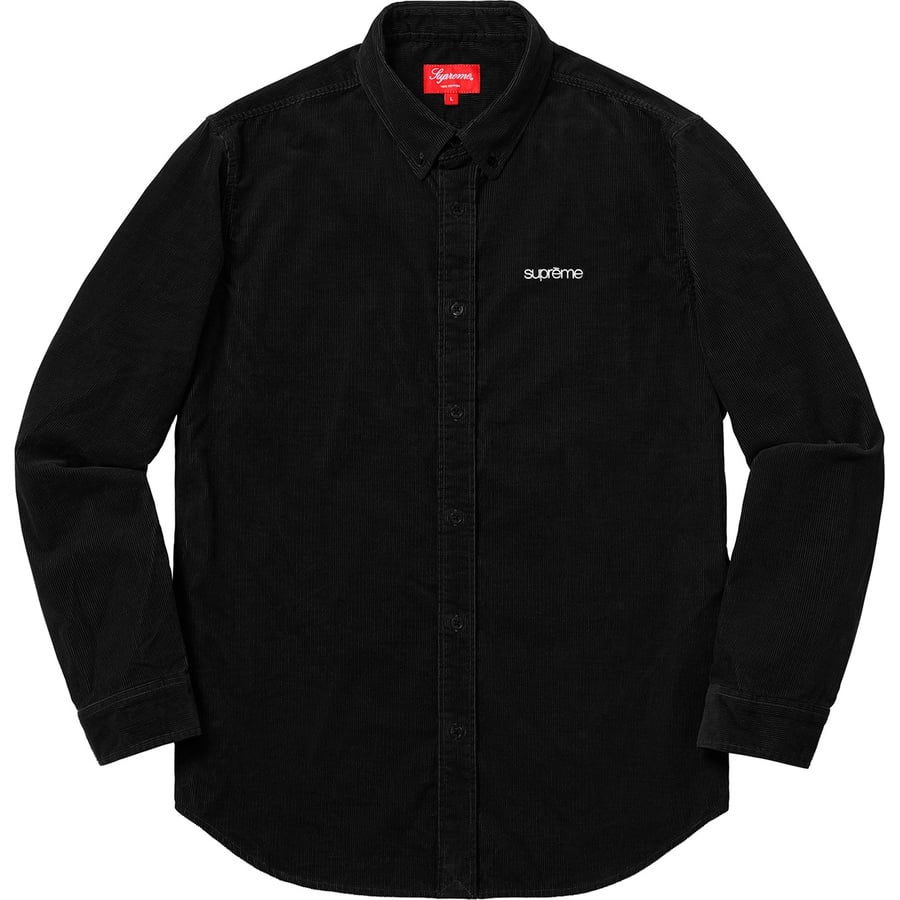 Details on Corduroy Shirt Black from fall winter
                                                    2018 (Price is $138)