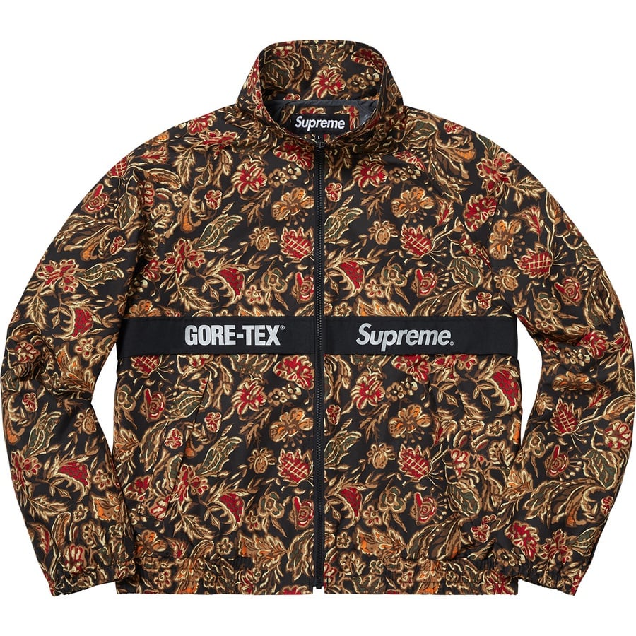 Details on GORE-TEX Court Jacket Flower Print from fall winter
                                                    2018 (Price is $348)