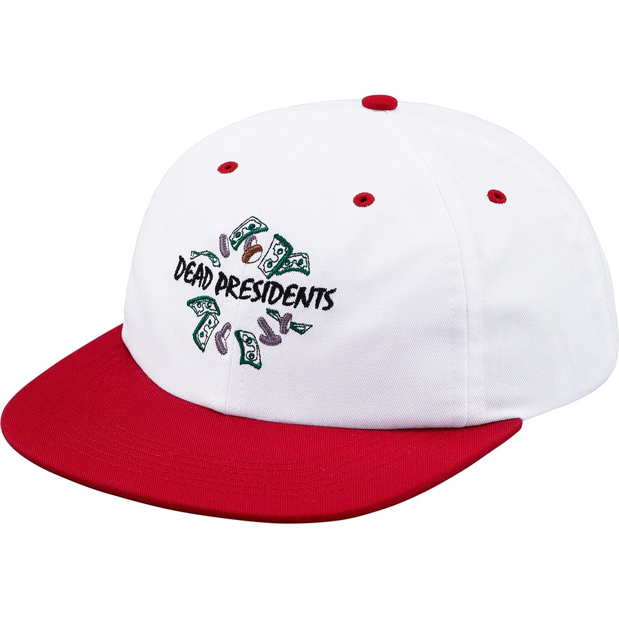Details on Dead Presidents 6-Panel Hat Red from fall winter 2018 (Price is $44)