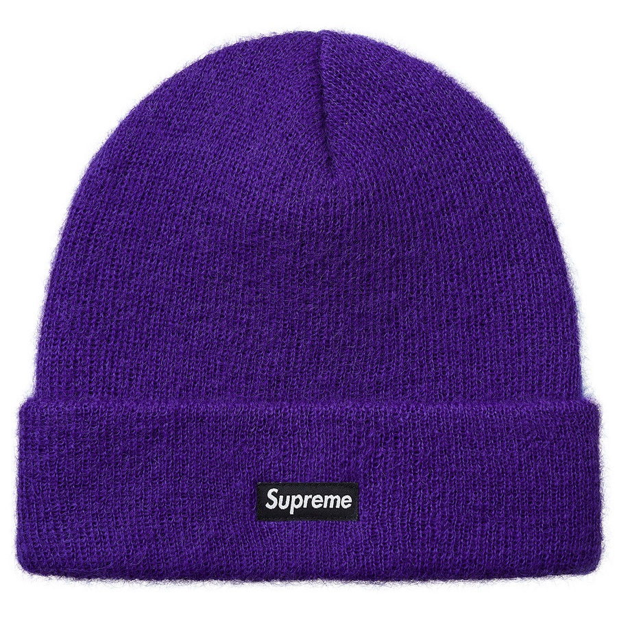 Details on Mohair Beanie Purple from fall winter
                                                    2018 (Price is $40)