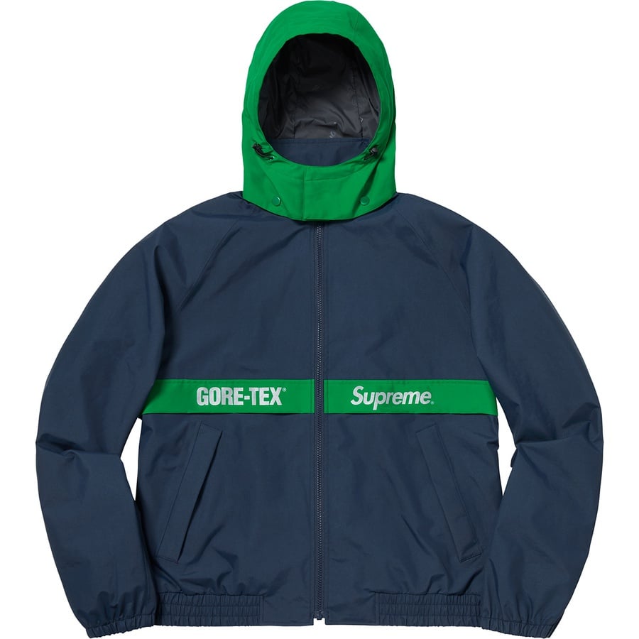 Details on GORE-TEX Court Jacket Navy from fall winter
                                                    2018 (Price is $348)