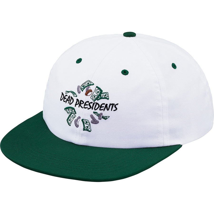 Details on Dead Presidents 6-Panel Hat Green from fall winter 2018 (Price is $44)