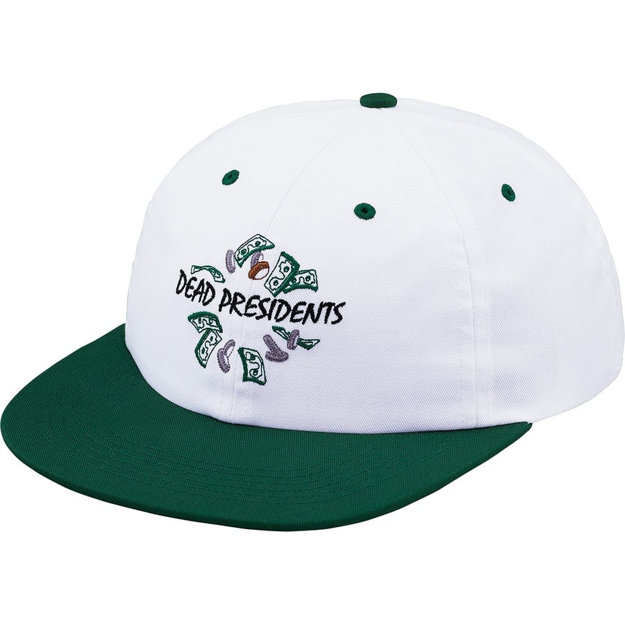 Details on Dead Presidents 6-Panel Hat Green from fall winter
                                                    2018 (Price is $44)