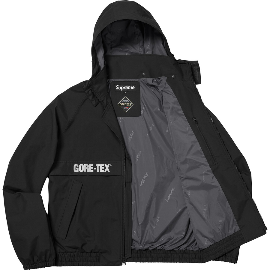 Details on GORE-TEX Court Jacket Black from fall winter
                                                    2018 (Price is $348)