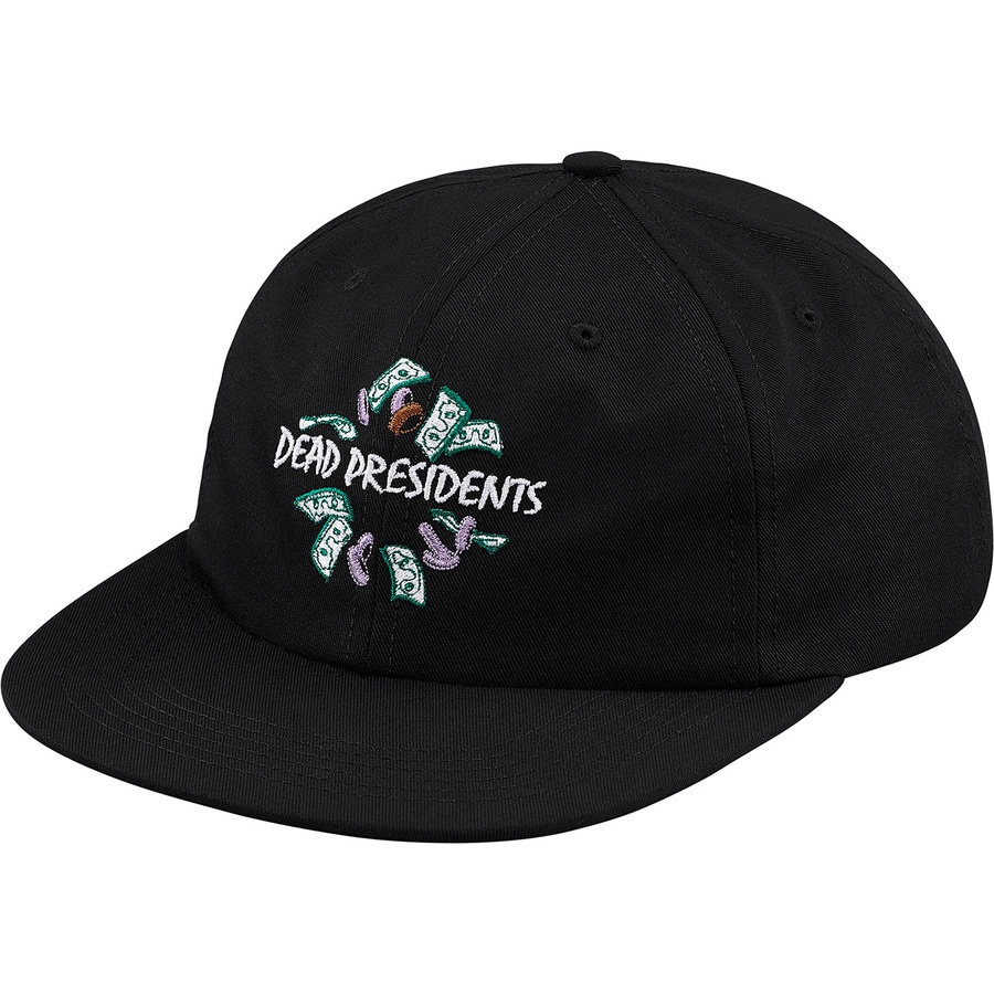 Details on Dead Presidents 6-Panel Hat Black from fall winter 2018 (Price is $44)