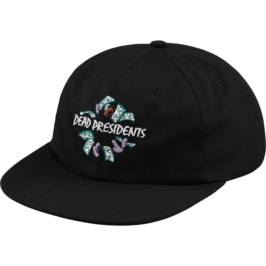 Details on Dead Presidents 6-Panel Hat Black from fall winter
                                                    2018 (Price is $44)