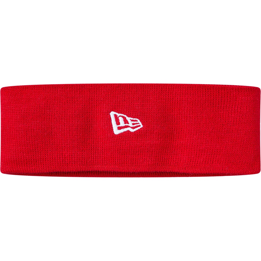 Details on New Era Big Logo Headband Red from fall winter 2018 (Price is $32)