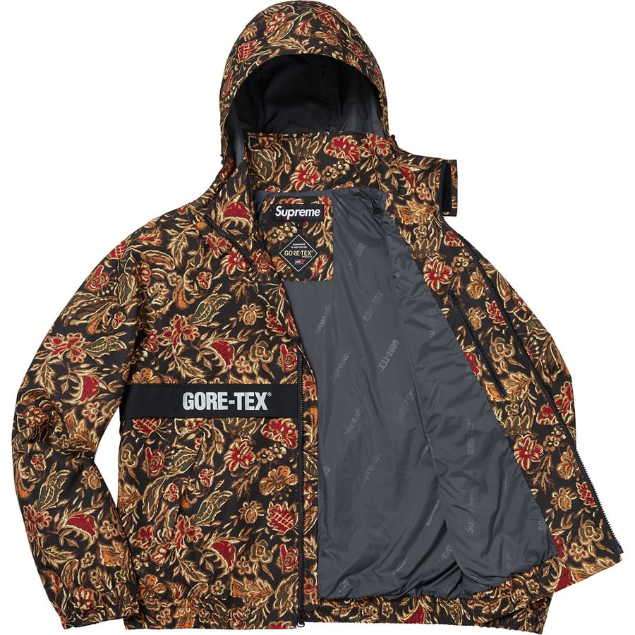 Details on GORE-TEX Court Jacket Flower Print from fall winter 2018 (Price is $348)