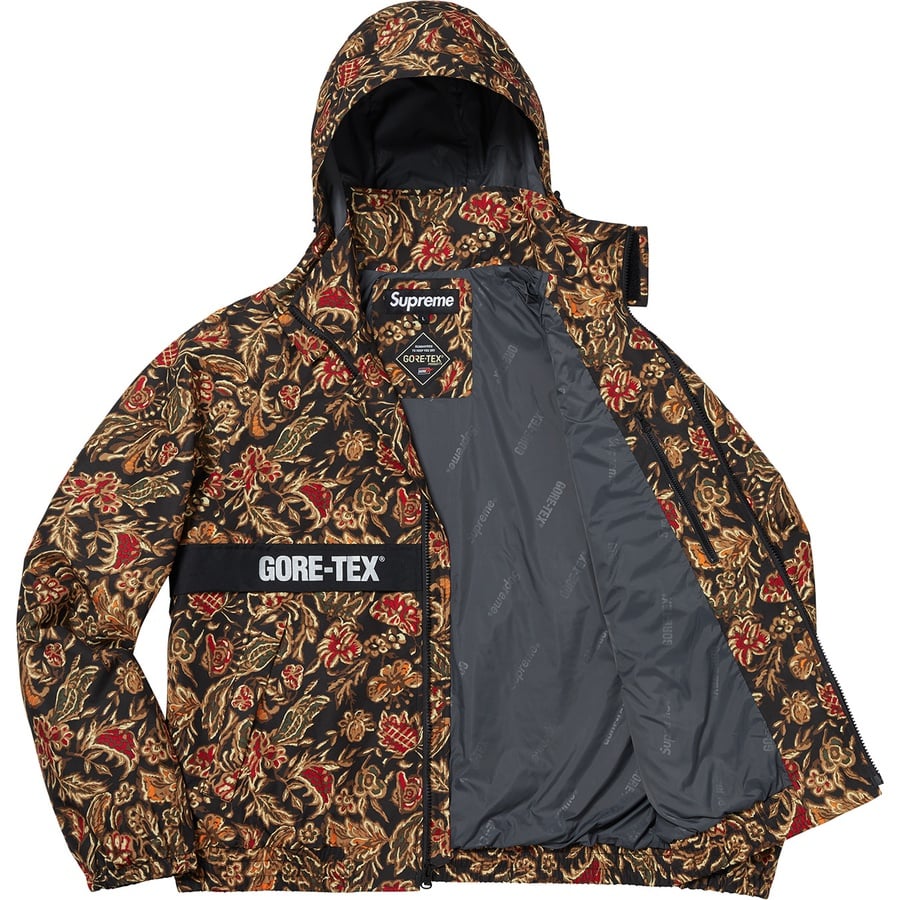 Details on GORE-TEX Court Jacket Flower Print from fall winter
                                                    2018 (Price is $348)