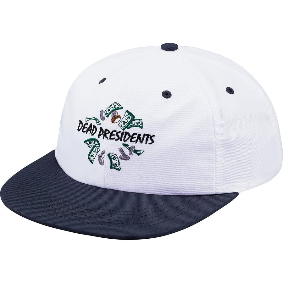 Details on Dead Presidents 6-Panel Hat Navy from fall winter 2018 (Price is $44)