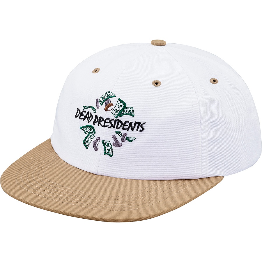 Details on Dead Presidents 6-Panel Hat Tan from fall winter 2018 (Price is $44)