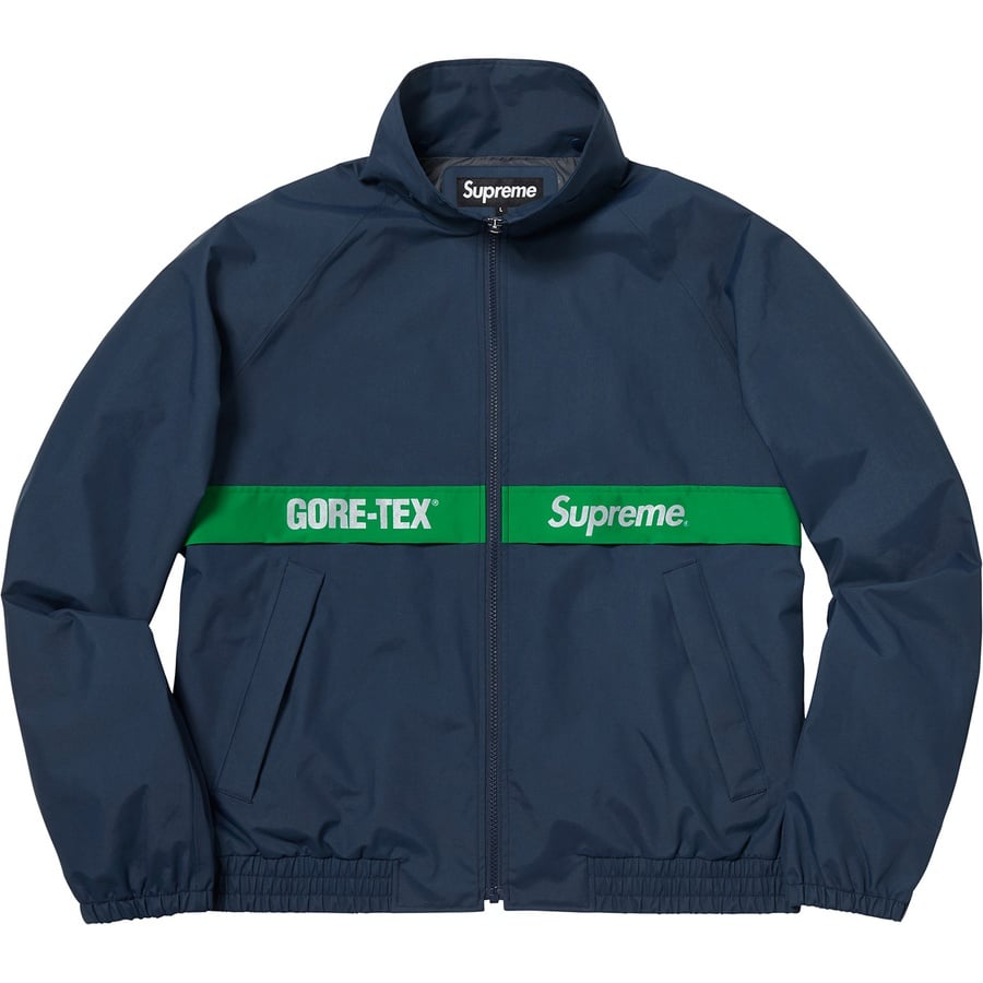 Details on GORE-TEX Court Jacket Navy from fall winter
                                                    2018 (Price is $348)
