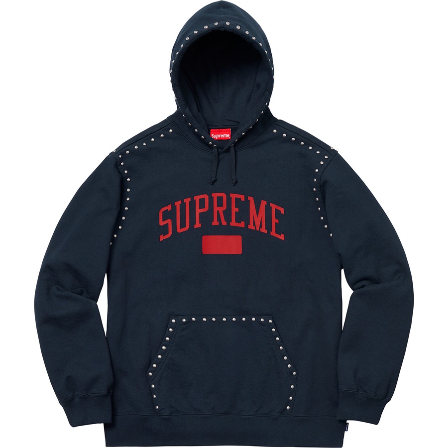 Details on Studded Hooded Sweatshirt Navy from fall winter
                                                    2018 (Price is $178)