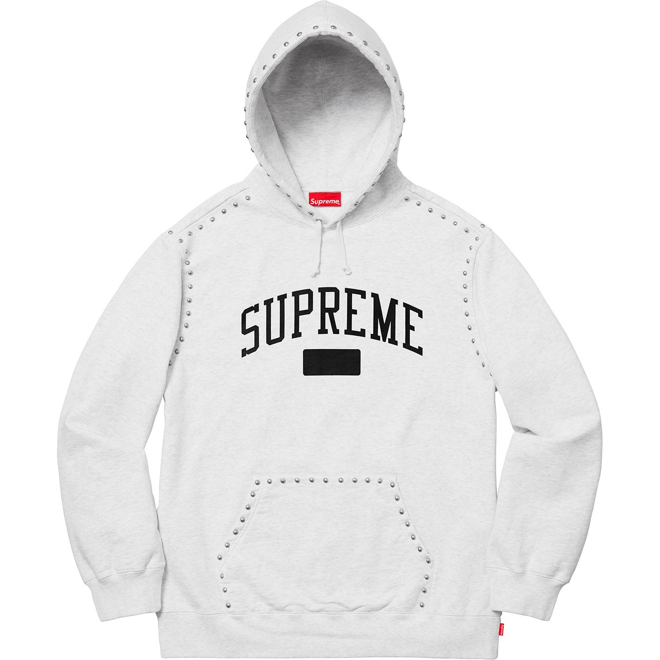 Studded hooded clearance sweatshirt