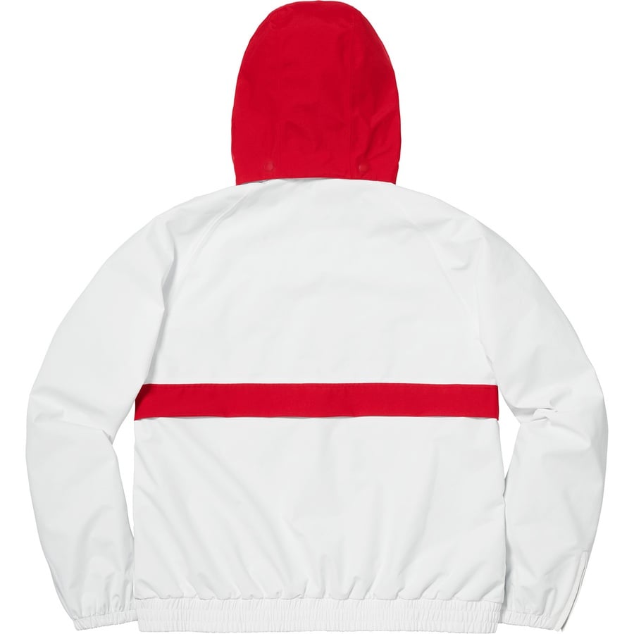 Details on GORE-TEX Court Jacket White from fall winter
                                                    2018 (Price is $348)