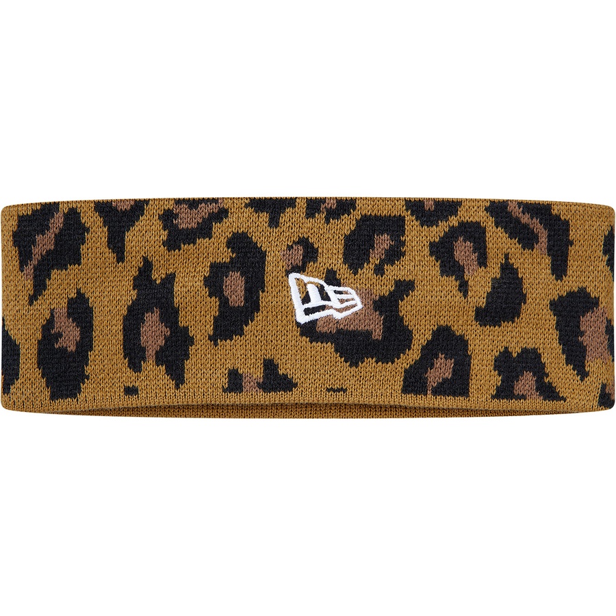 Details on New Era Big Logo Headband Leopard from fall winter
                                                    2018 (Price is $32)