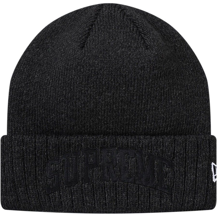 Details on New Era Arc Logo Beanie Black from fall winter 2018 (Price is $38)