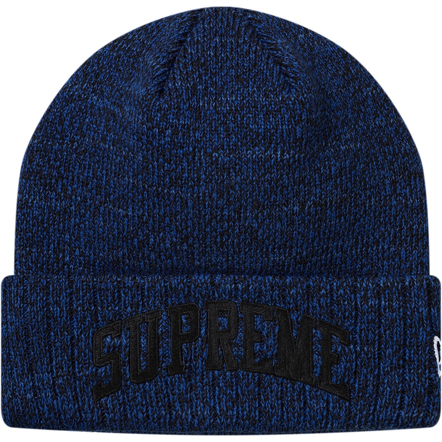 Details on New Era Arc Logo Beanie Royal from fall winter
                                                    2018 (Price is $38)