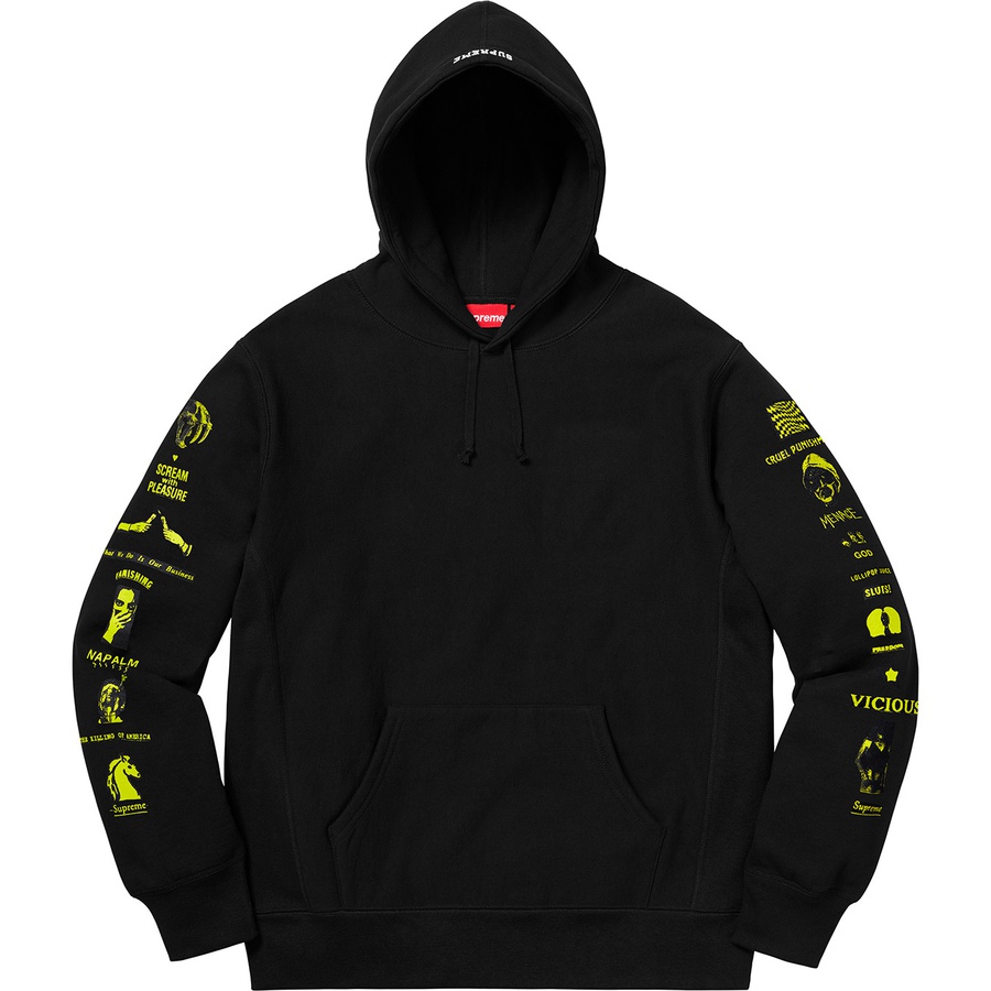 Details on Menace Hooded Sweatshirt Black from fall winter
                                                    2018 (Price is $148)