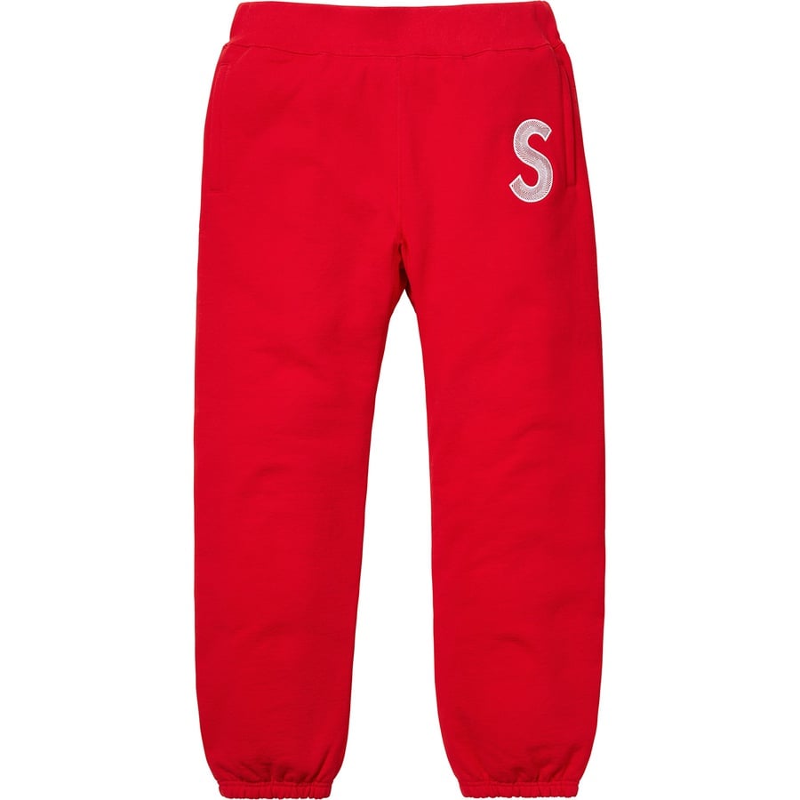 Details on S Logo Sweatpant Red from fall winter
                                                    2018 (Price is $158)