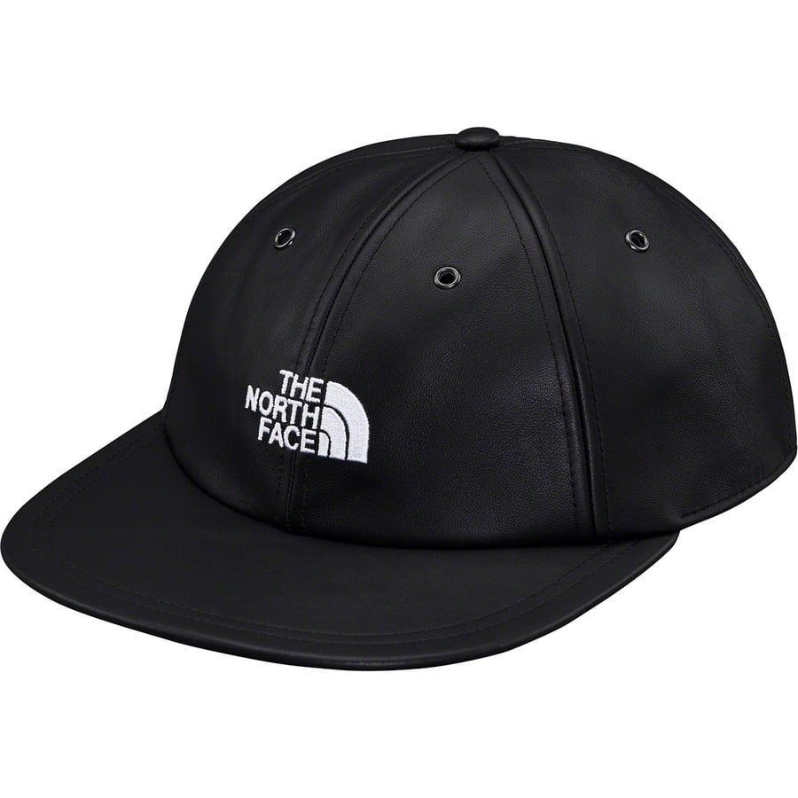 Details on Supreme The North Face Leather 6-Panel Black from fall winter
                                                    2018 (Price is $88)