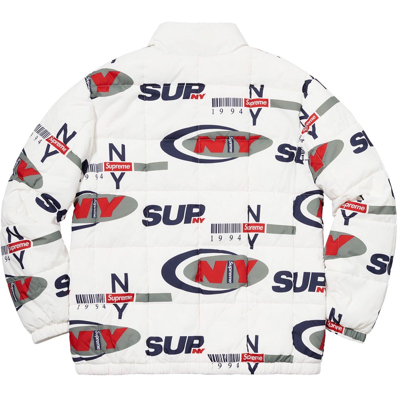 NY Reversible Puffy Jacket - fall winter 2018 - Supreme