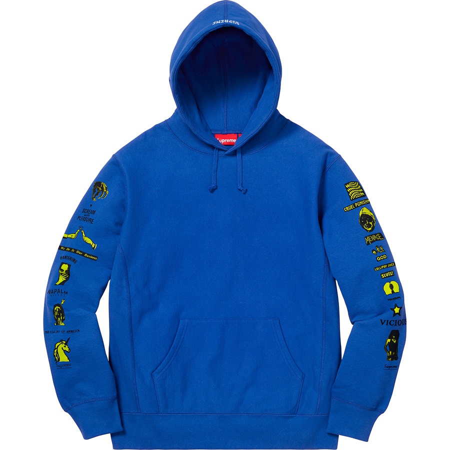 Details on Menace Hooded Sweatshirt Royal from fall winter
                                                    2018 (Price is $148)