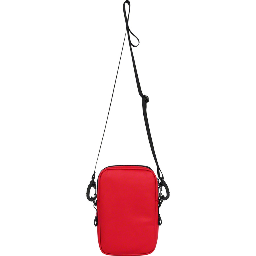 Details on Supreme The North Face Leather Shoulder Bag Red from fall winter
                                                    2018 (Price is $118)