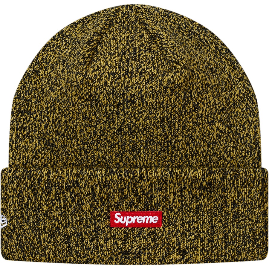 Details on New Era Arc Logo Beanie Yellow from fall winter
                                                    2018 (Price is $38)