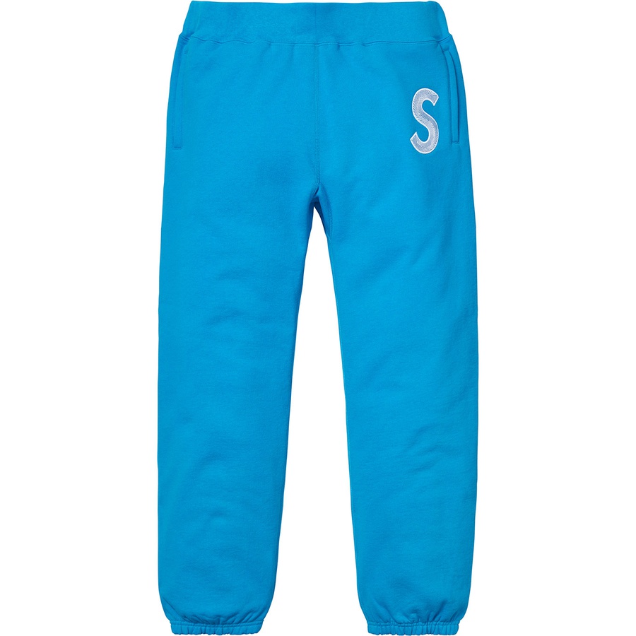 Details on S Logo Sweatpant Bright Royal from fall winter
                                                    2018 (Price is $158)
