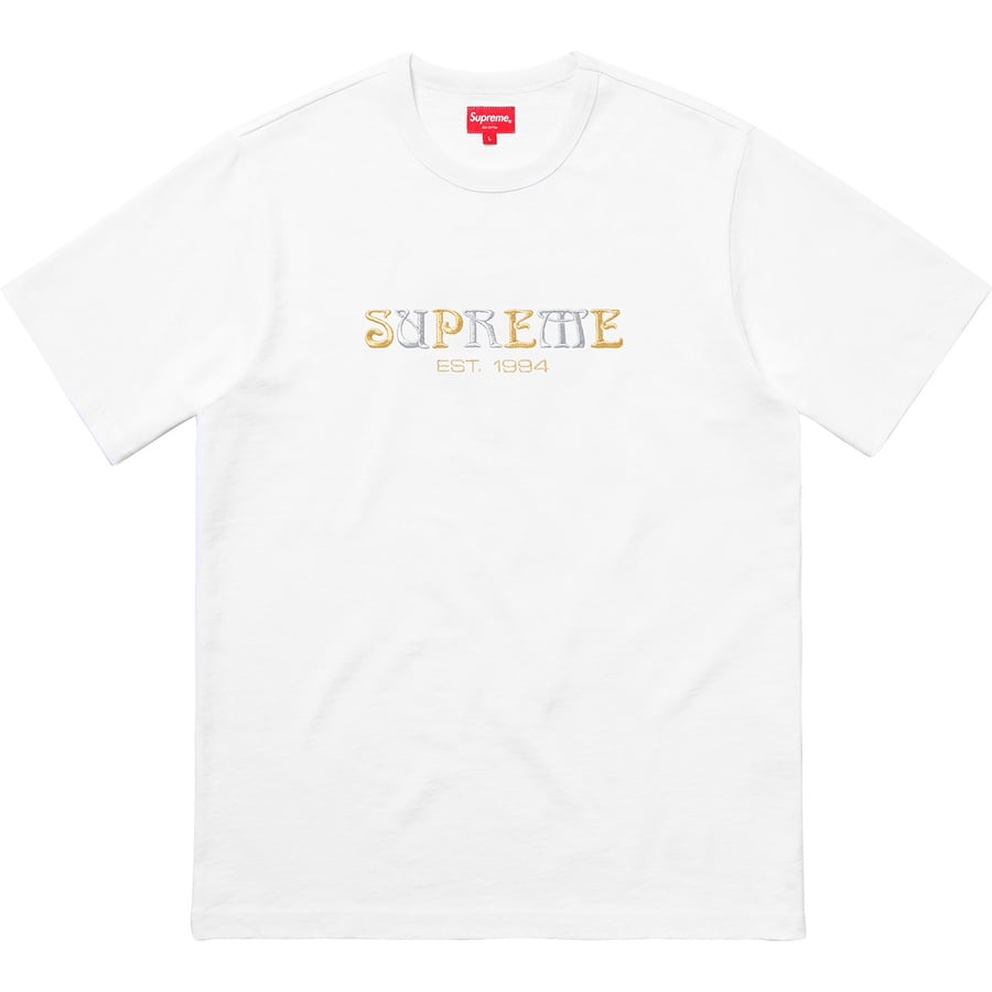 Details on Nouveau Logo Tee White from fall winter
                                                    2018 (Price is $78)