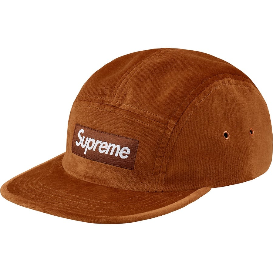 Details on Velvet Camp Cap Brown from fall winter
                                                    2018 (Price is $48)