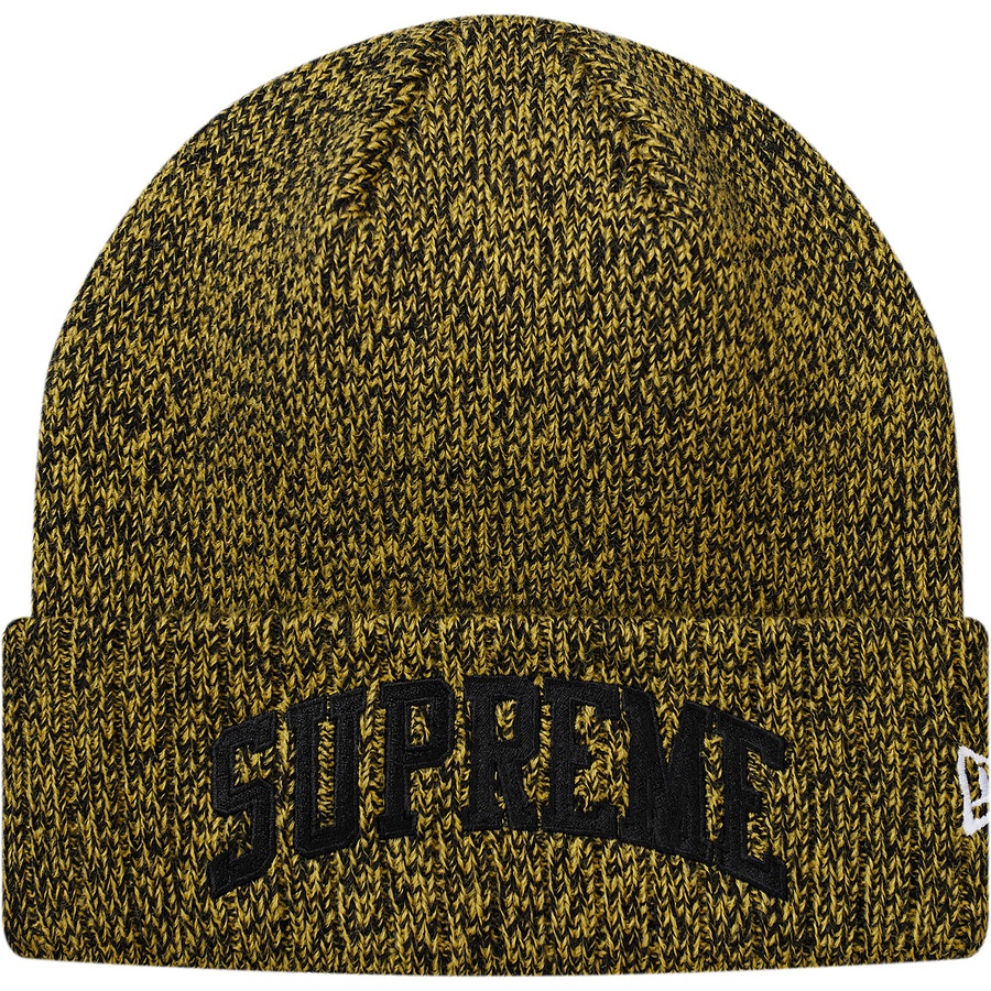 Details on New Era Arc Logo Beanie Yellow from fall winter
                                                    2018 (Price is $38)