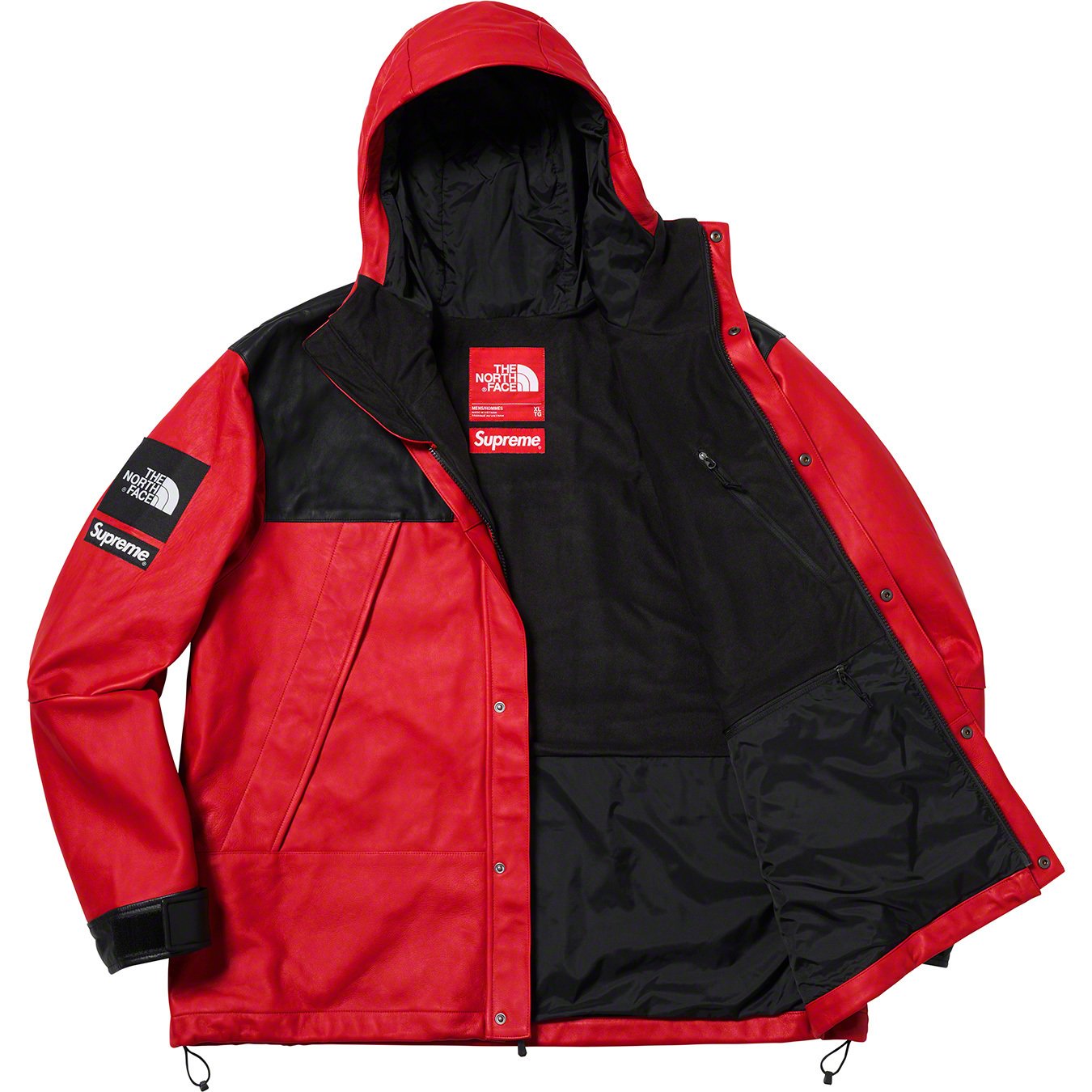 The North Face Leather Mountain Parka - fall winter 2018 - Supreme