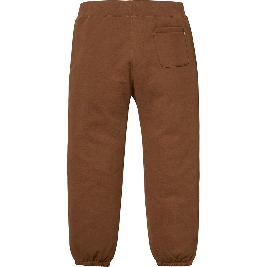 Supreme S Logo Sweatpant (FW18) - Brown - $158