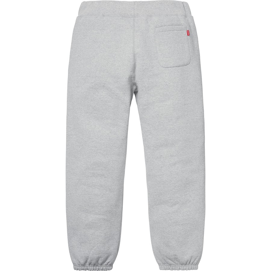 Details on S Logo Sweatpant Heather Grey from fall winter
                                                    2018 (Price is $158)