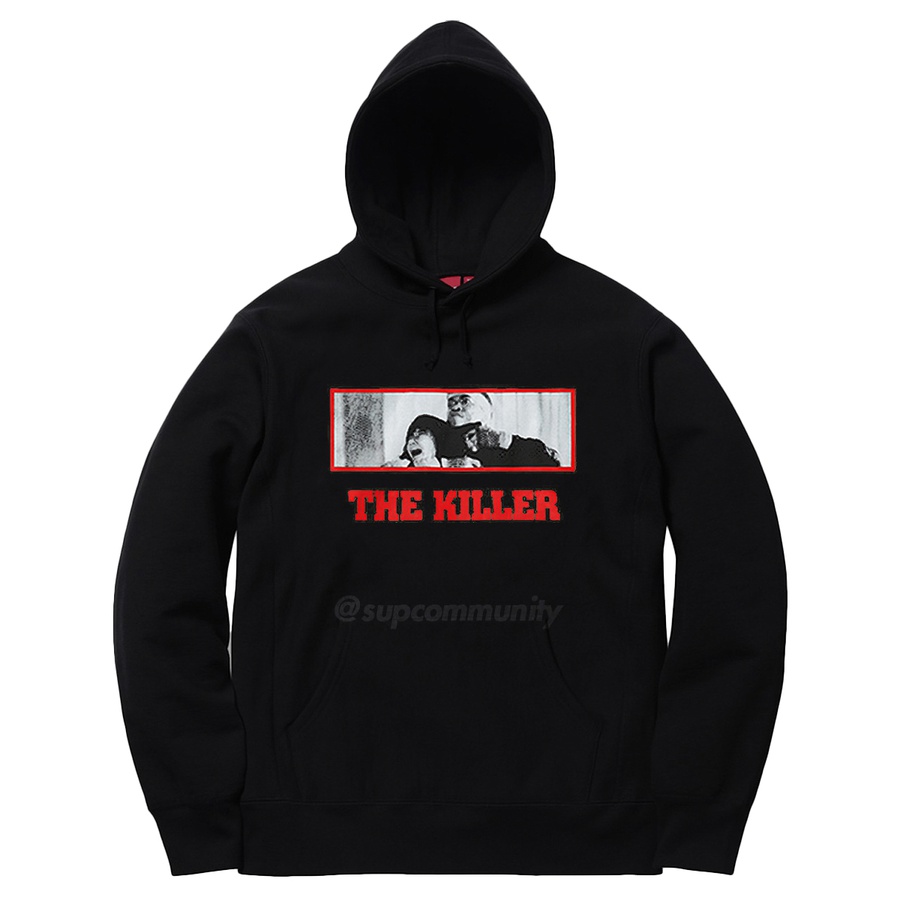Details on The Killer Hooded Sweatshirt  from fall winter
                                                    2018 (Price is $178)