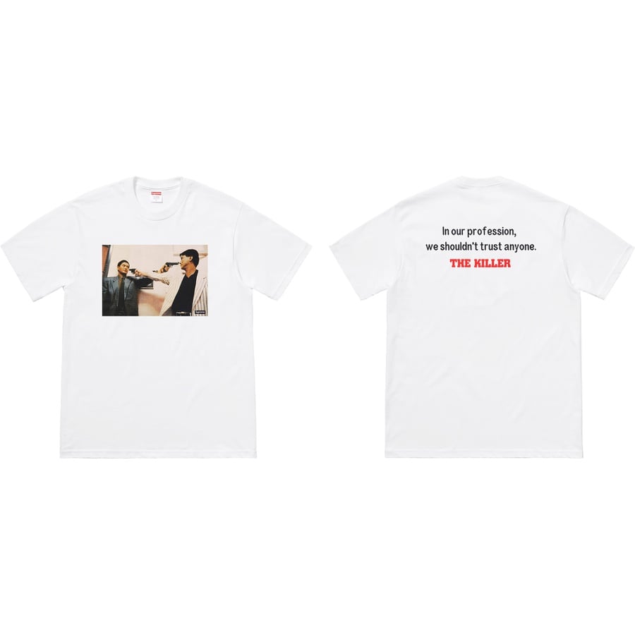 Supreme The Killer Trust Tee releasing on Week 10 for fall winter 2018