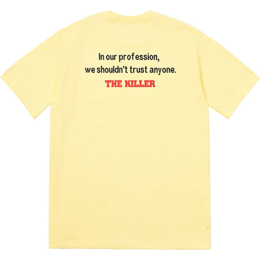 Details on The Killer Trust Tee Pale Yellow from fall winter
                                                    2018 (Price is $48)