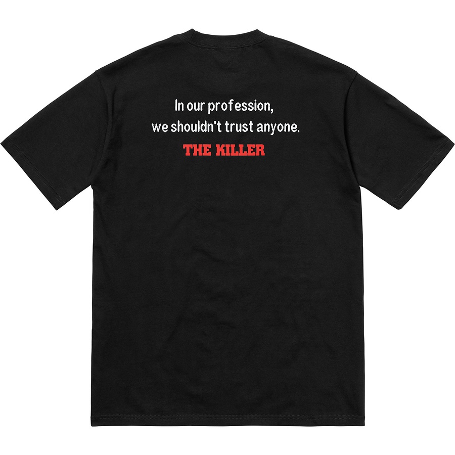Details on The Killer Trust Tee Black from fall winter 2018 (Price is $48)