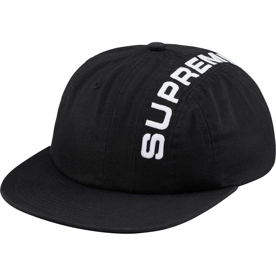 Supreme Stripe 6-Panel (FW18) - Black - $48