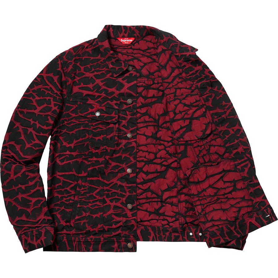 Details on Thorn Trucker Jacket Red from fall winter
                                                    2018 (Price is $198)