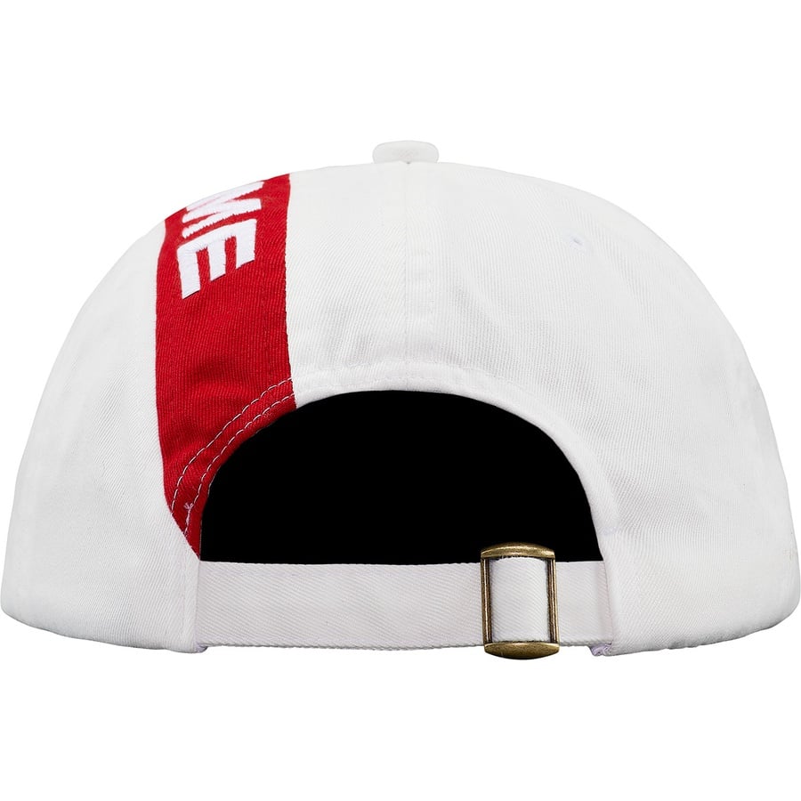 Supreme Stripe 6-Panel (FW18) - White - $48