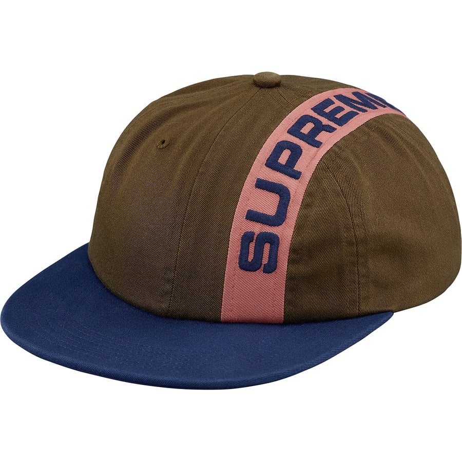 Supreme Stripe 6-Panel (FW18) - Moss - $48