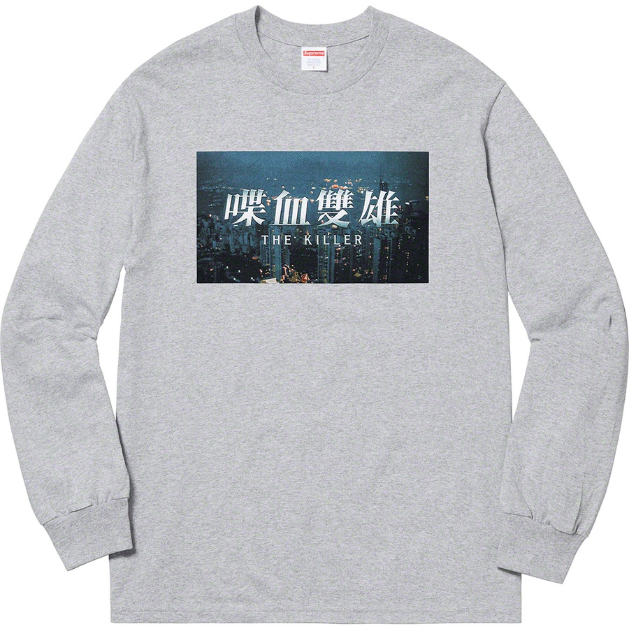 Details on The Killer L S Tee Heather Grey from fall winter 2018 (Price is $58)