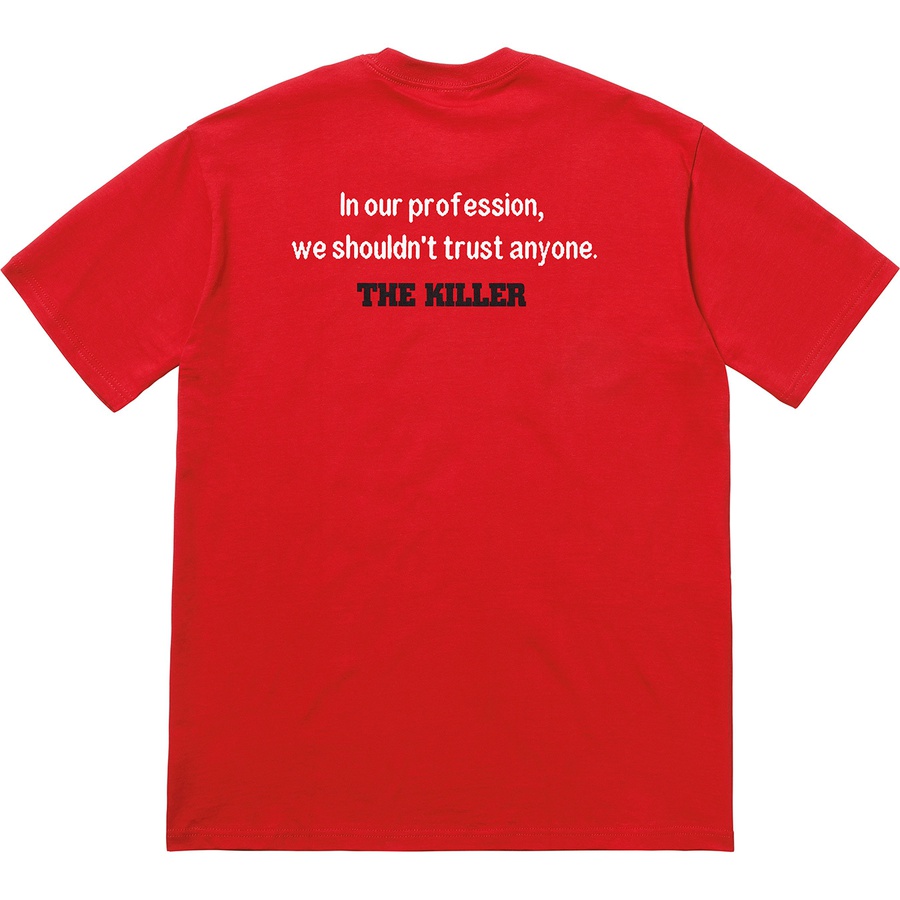 Details on The Killer Trust Tee Red from fall winter 2018 (Price is $48)