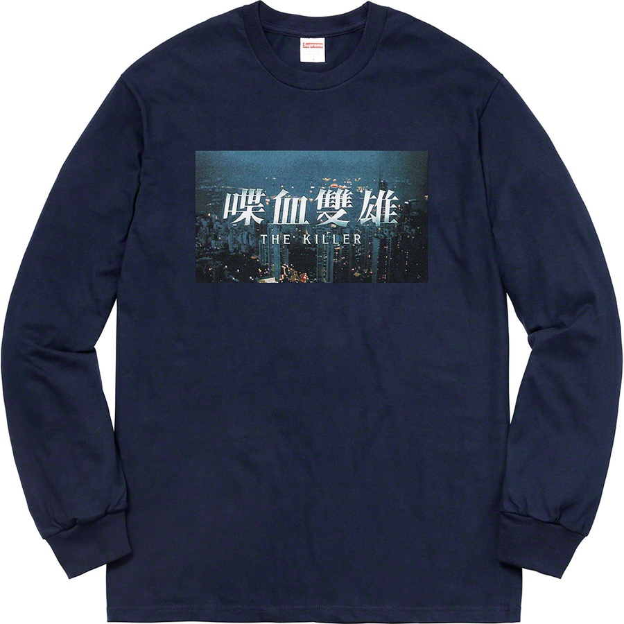 Details on The Killer L S Tee Navy from fall winter 2018 (Price is $58)