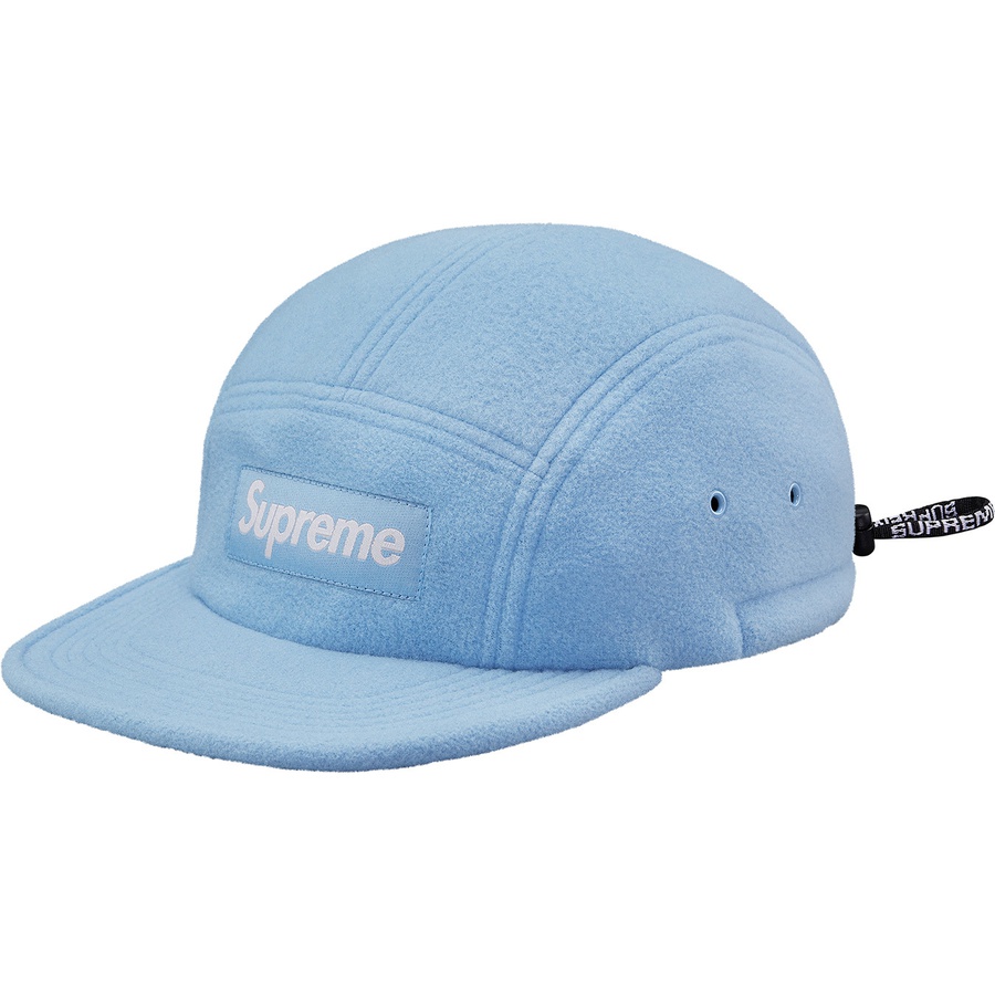 Details on Fleece Pullcord Camp Cap Light Blue from fall winter
                                                    2018 (Price is $48)