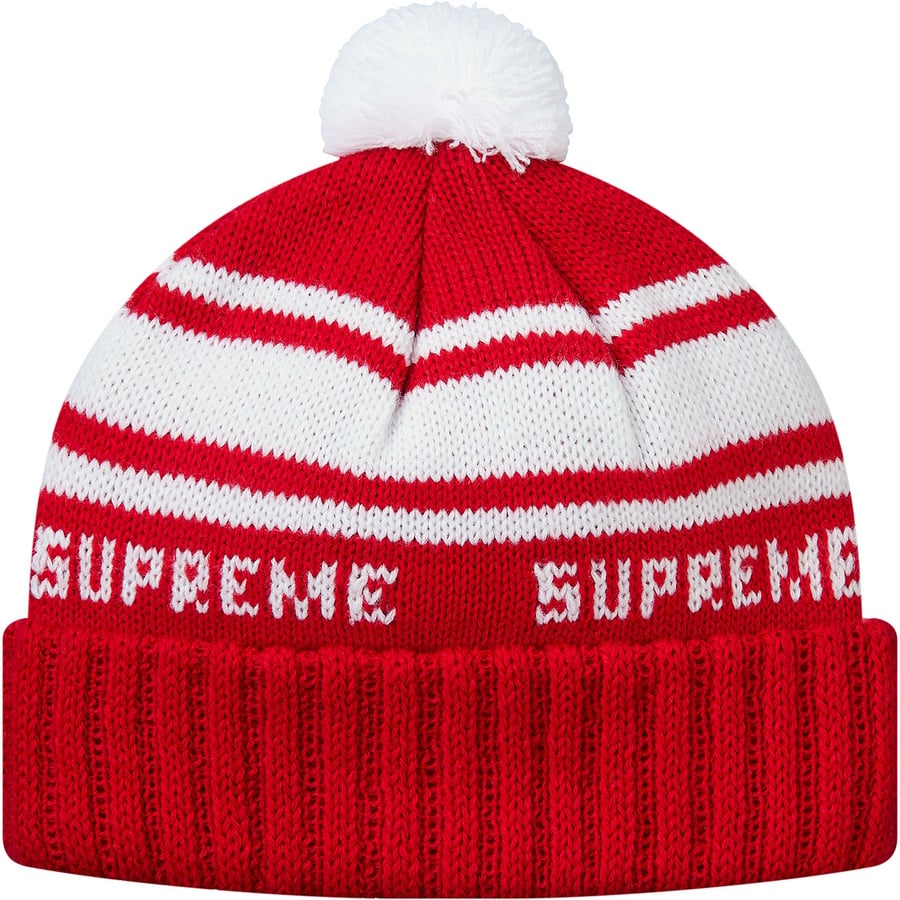 Details on Classic Stripe Beanie Red from fall winter
                                                    2018 (Price is $32)