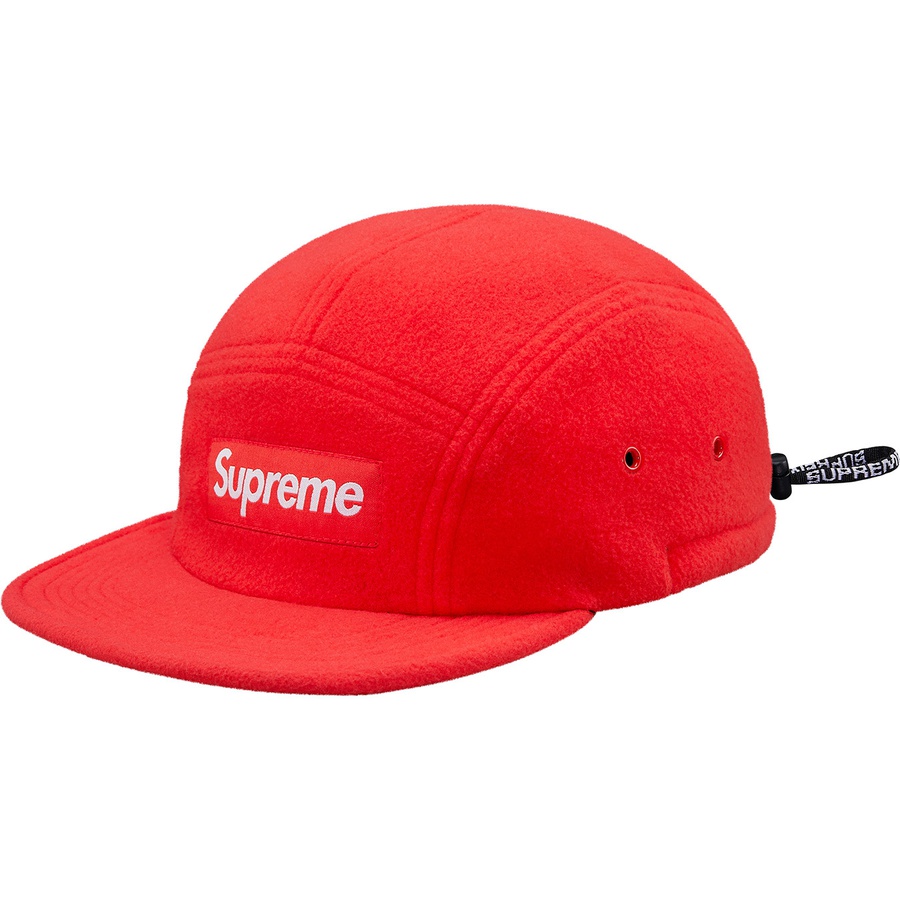 Details on Fleece Pullcord Camp Cap Coral from fall winter 2018 (Price is $48)